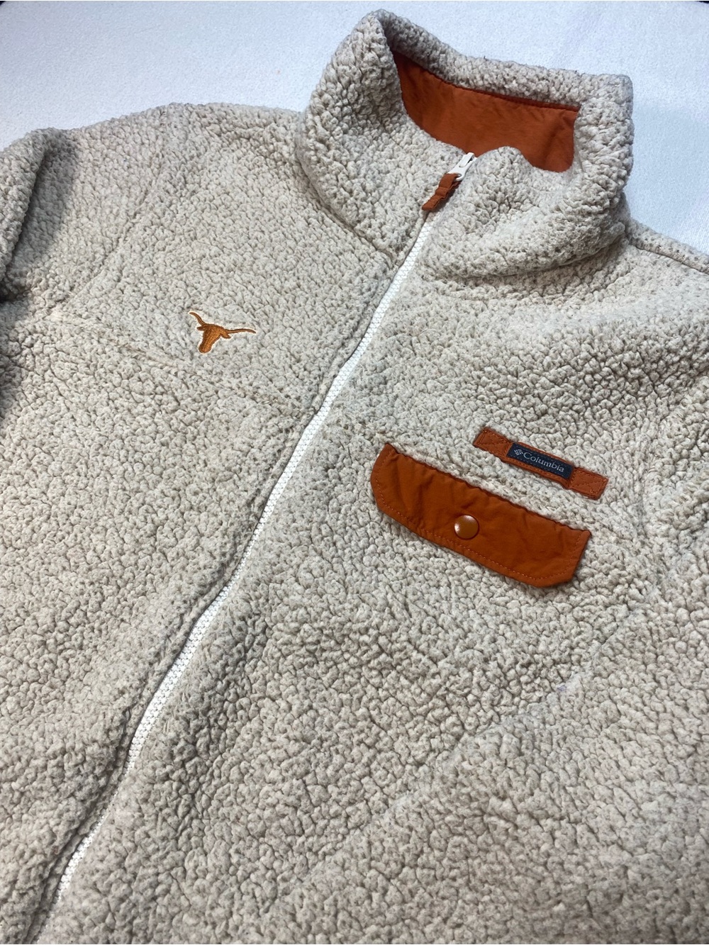 Columbia Women’s Texas Longhorns Sherpa Jacket size medium